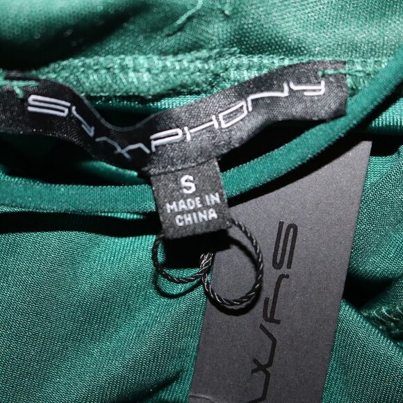 Symphony cocktail dress NWT small emerald green - Picture 7 of 7